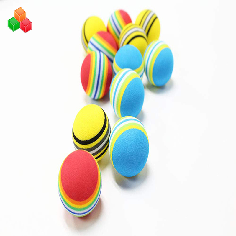 Nowy produkt wysokiej jakości piłki z pianki eva o niestandardowym rozmiarze nadruku miękkie piłki z pianki eva do golfa / masażu / plac zabaw dla dzieci