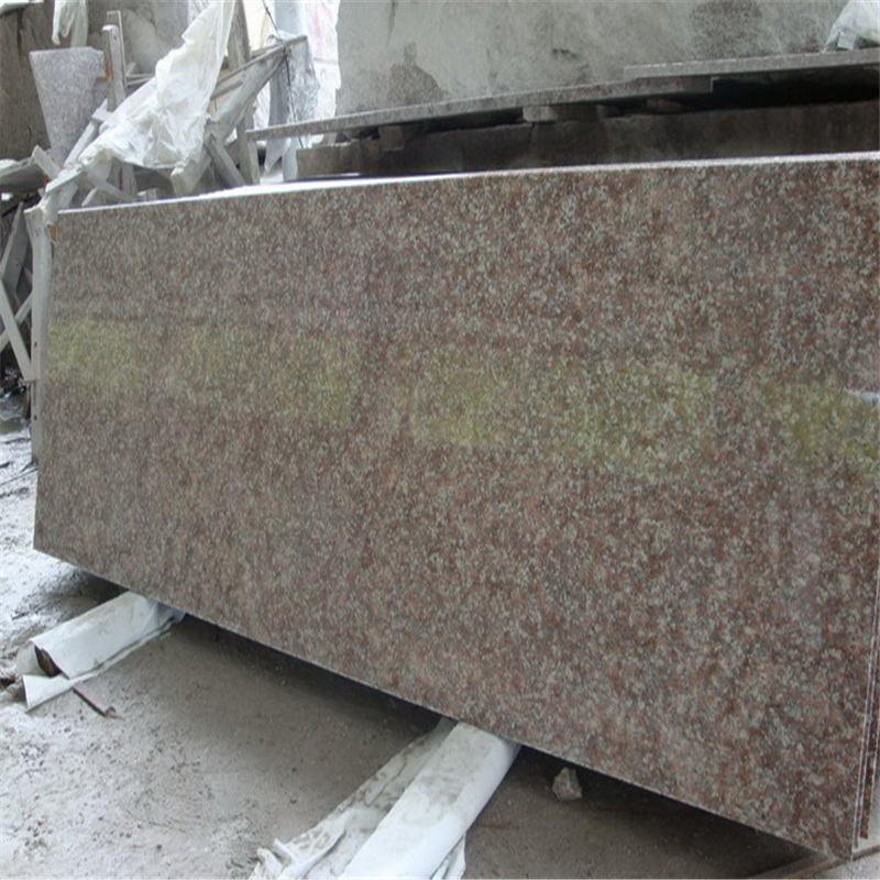 G687 brzoskwiniowe, czerwone granitowe płytki podłogowe