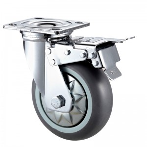 Heavy Duty - Chromowana obudowa z czarnym kółkiem TPE 13