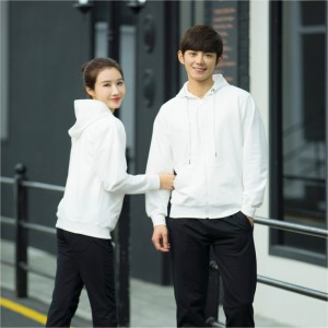 # 207-Lekka bluza z kapturem i zamkiem na całej długości