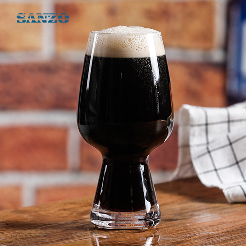 Sanzo Reklamowa szklanka do piwa z uchwytem Dostosowane wytrawione logo Szklana puszka piwa Szklanka do piwa Pepsi