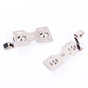 Stal nierdzewna Polerowanie na lustro ozdoby metalowe klipsy