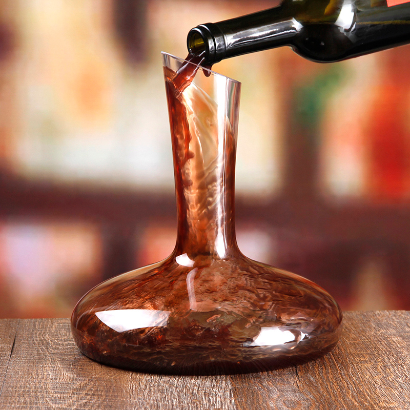 SANZO Wysokiej jakości ręcznie dmuchany materiał szklany / kryształowy bezbarwny karafka do wina do użytku domowego