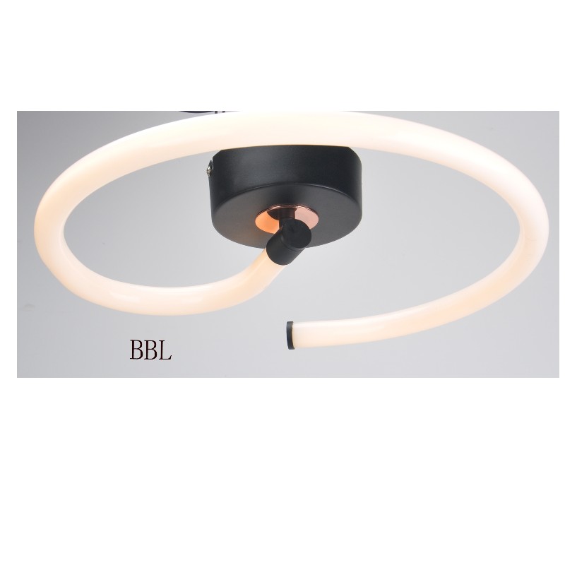 Lampa sufitowa LED z rurką akrylową