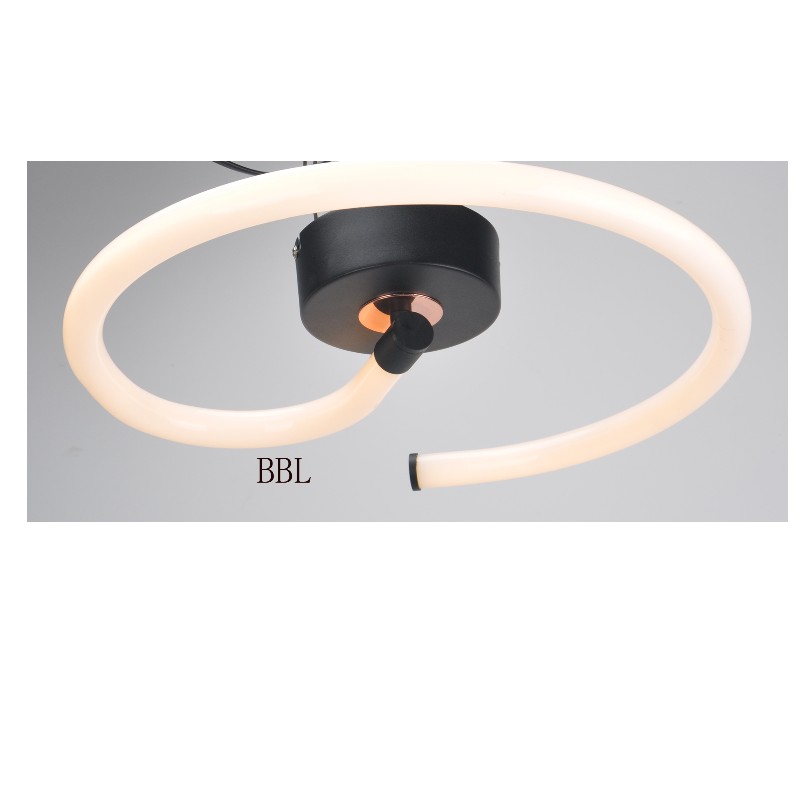 Lampa sufitowa LED z rurką akrylową
