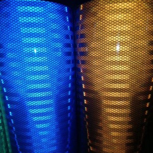 taśma bezpieczeństwa pasek odblaskowy żółty czarny