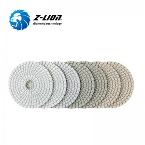 Diamentowe podkładki polerskie ZL-123CW do kamienia kwarcowego