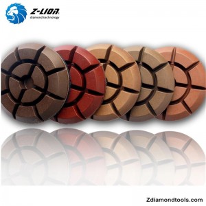 Mokre, betonowe podkładki do polerowania blatów ZL-16K