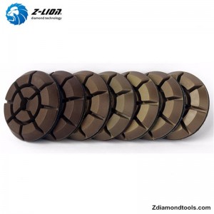 Mokre, betonowe podkładki do polerowania blatów ZL-16K