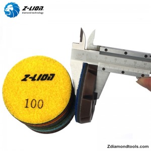 ZL-16KA Żywiczne podkładki polerskie do mokrego betonu do maszyn do polerowania podłóg