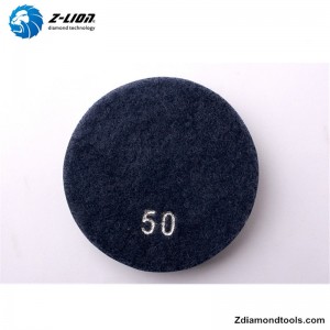 ZL-16KM żywiczne podkładki do polerowania betonu z wypełnieniem-metal