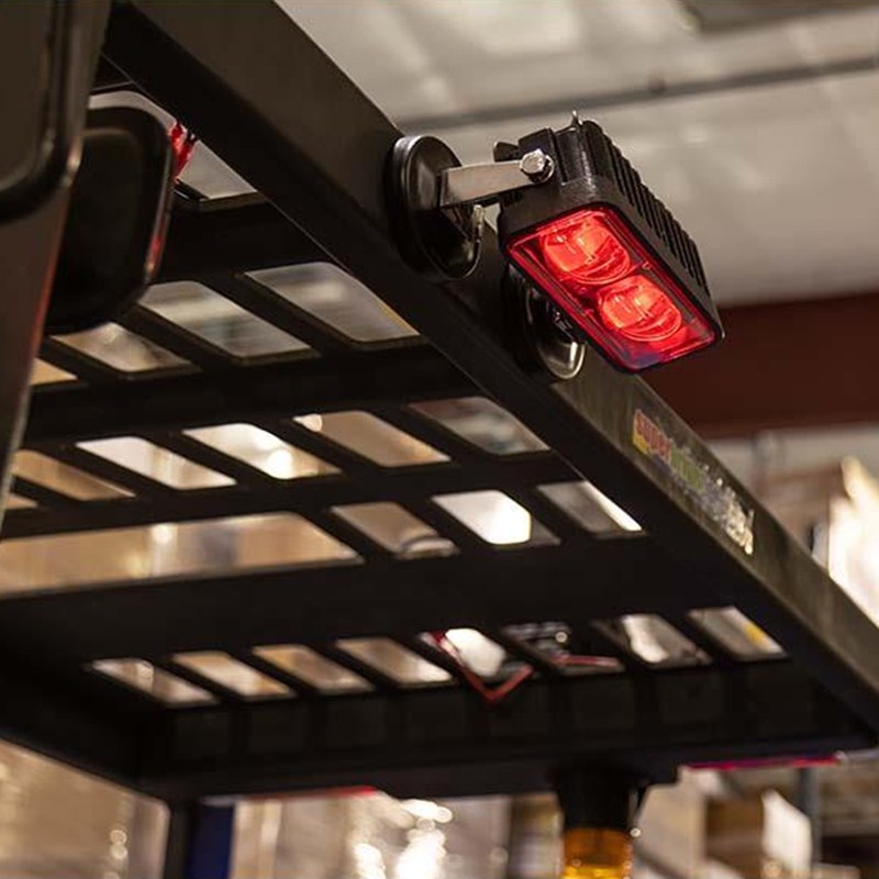 Elektryczne światło ostrzegawcze układarki Ostrzeżenie Dioda LED Czerwona strefa