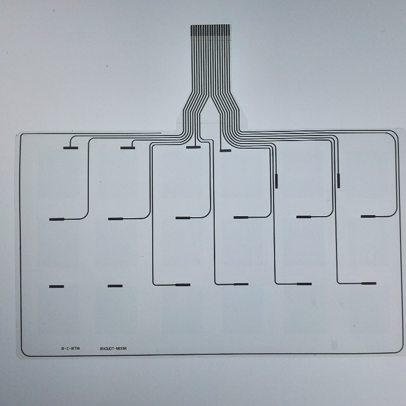 Przełącznik linii drukującej przewodzącej pasty srebrnej PET