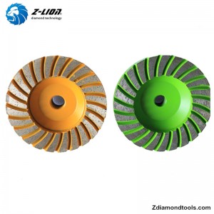 Diamentowa ściernica garnkowa ZL-21 4 cale do szlifowania kamienia, betonu