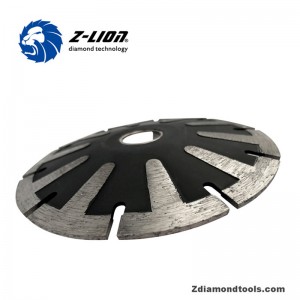ZL-HB04 T segmentowe wypukłe ostrze granitowe do sztucznego kamienia