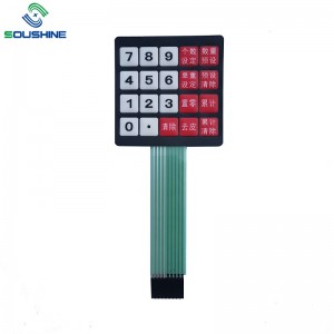 Niestandardowy przełącznik membranowy \/ klawiatura wagi