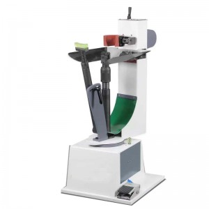 skórzane buty, dzięki którym maszyna wytrzymuje talię