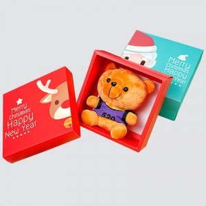 Niestandardowe świąteczne pudełko na prezenty świąteczne i noworoczne