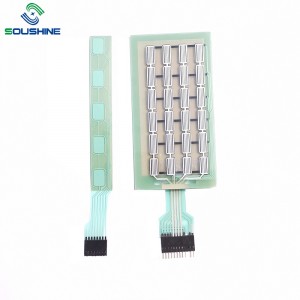 Dostosowany przez producenta schemat obwodu przełącznika z membraną pojemnościową