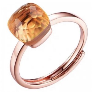 Srebrne pierścionki damskie 925 srebro ciemnozielony fiołek ametyst