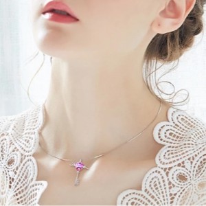 Naszyjnik ze skrzydłami anioła wisiorek serce naszyjnik z listem miłosnym szafirowy ametystowy kamień dla kobiet naszyjnik ze srebra próby 925