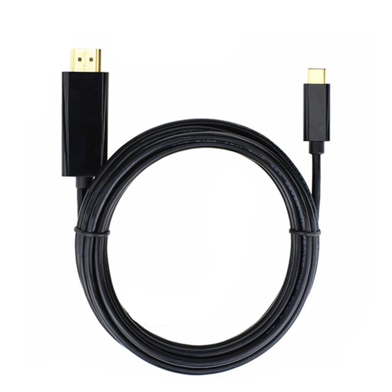 Kabel USB C na HDMI 6 stóp (4K @ 60Hz), kabel USB typu C na HDMI [kompatybilny z Thunderbolt 3] dla MacBooka Pro 16 '' 2019/2018/2017, MacBook Air / iPad Pro 2019/2018, Surface Book 2, Samsung S10 , i więcej