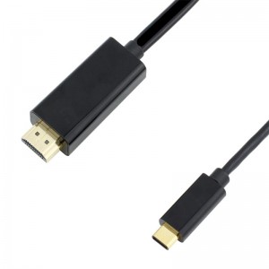 Kabel USB C na HDMI 6 stóp (4K @ 60Hz), kabel USB typu C na HDMI [kompatybilny z Thunderbolt 3] dla MacBooka Pro 16 '' 2019\/2018\/2017, MacBook Air \/ iPad Pro 2019\/2018, Surface Book 2, Samsung S10 , i więcej