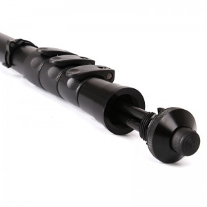 KINGJOY Uchwyt statywu, drążek teleskopowy, aluminiowy monopod, wysokość 1,71 m