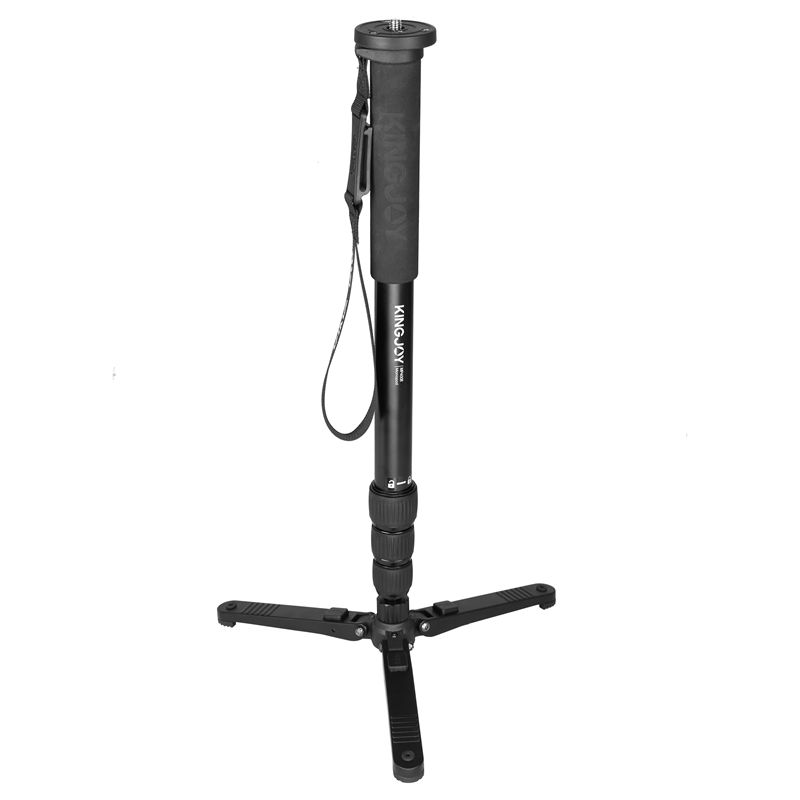 Kingjoy Photographe nowy aluminiowy monopod do fotografii z profesjonalną podstawą nóg