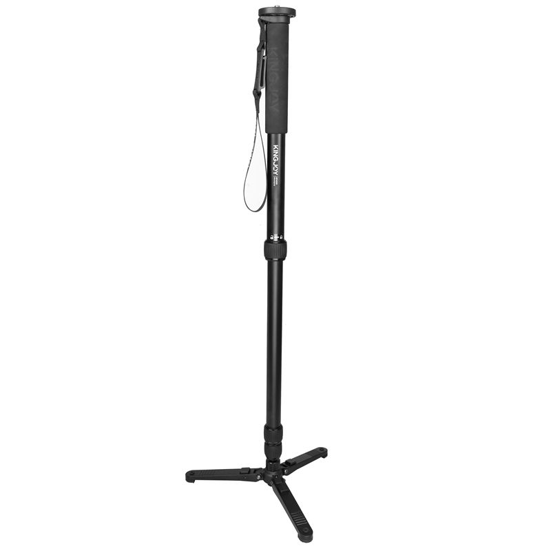 Kingjoy Photographe nowy aluminiowy monopod do fotografii z profesjonalną podstawą nóg