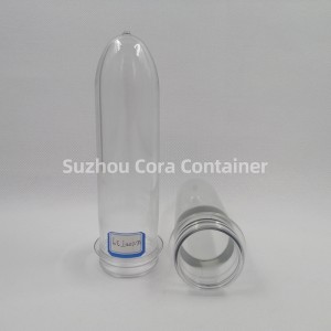 39 mm 100 g Rozmiar szyi 46 mm Plasitc Pet Preform na olej do napojów wodnych