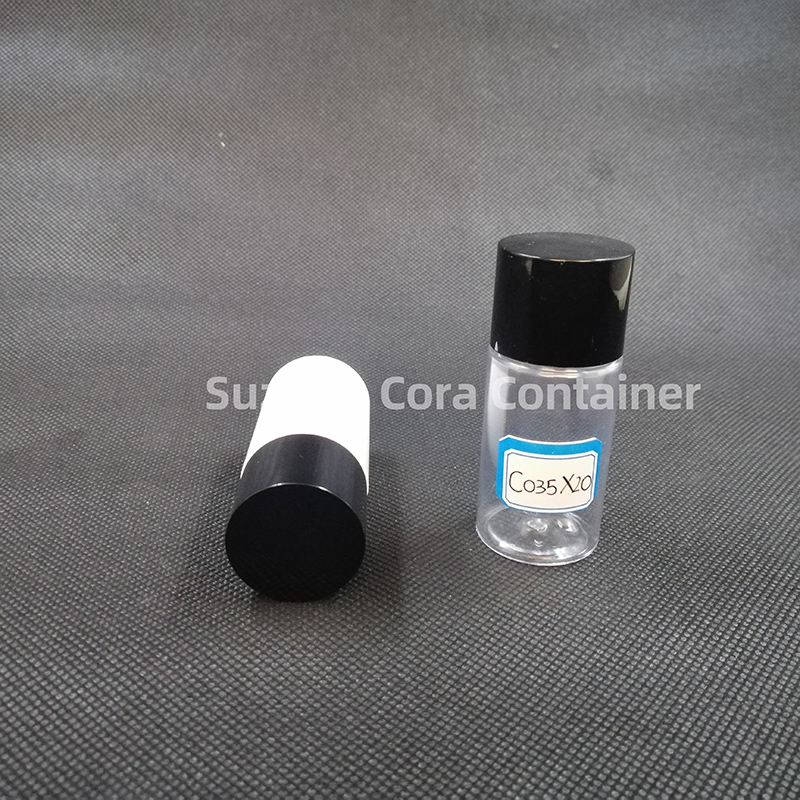 35ml Neck Size 20mm Pet Plastic Cosmetic Bottle z nakrętką