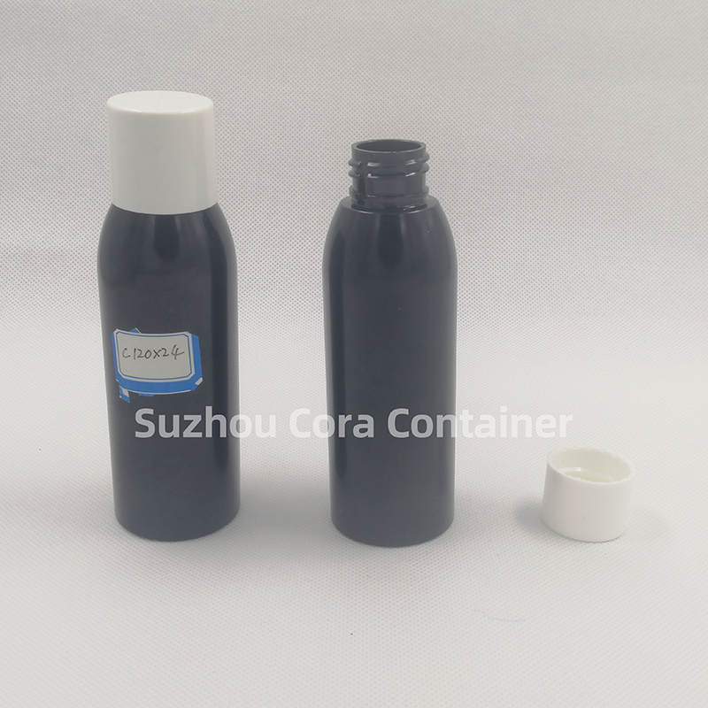 120ml Neck Size 24mm Pet Plastic Cosmetic Bottle z nakrętką