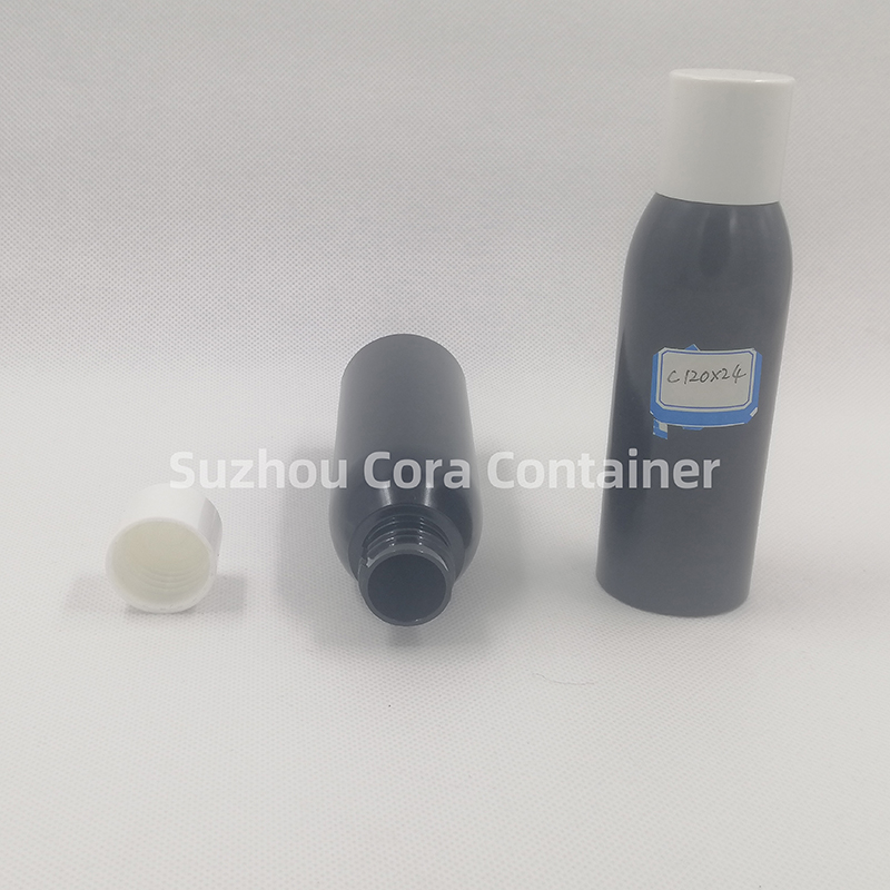 120ml Neck Size 24mm Pet Plastic Cosmetic Bottle z nakrętką