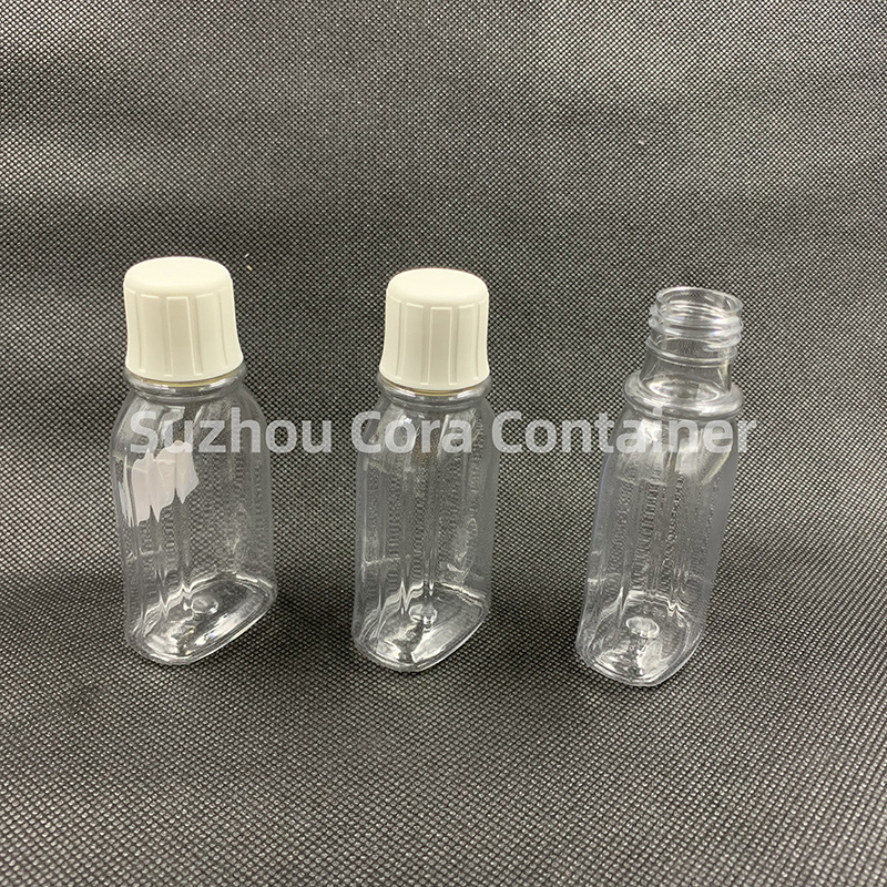 90ml Neck Size 24mm Pet Plastic Cosmetic Bottle z nakrętką