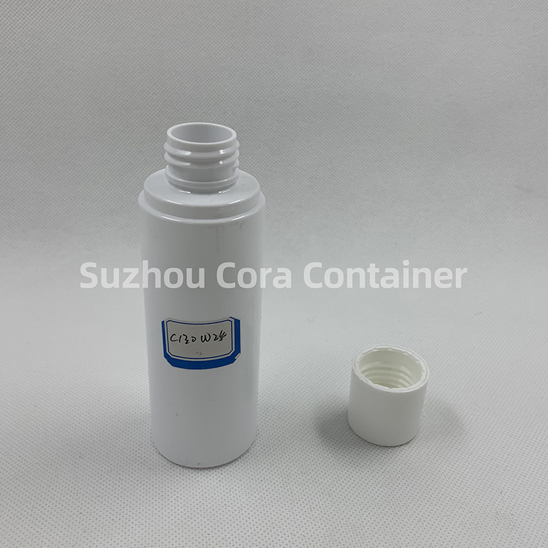 130ml Neck Size 24mm Pet Plastic Cosmetic Bottle with Screwing Cap