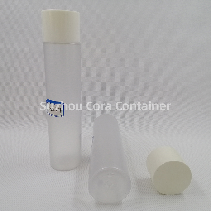 215ml Rozmiar szyi 24mm Pet Plastic Cosmetic Bottle z nakrętką