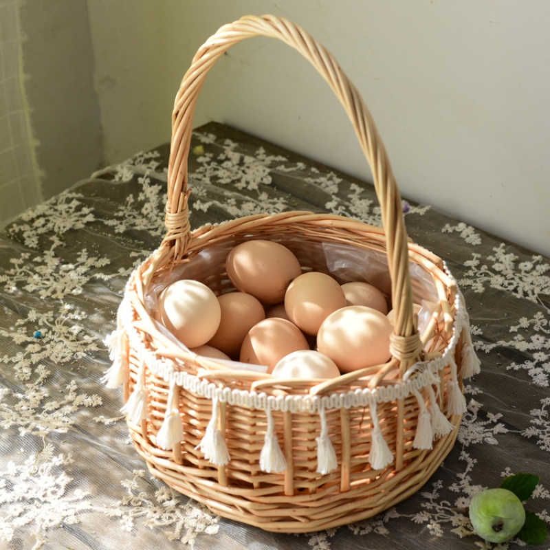 Ręcznie robiony kosz do przechowywania