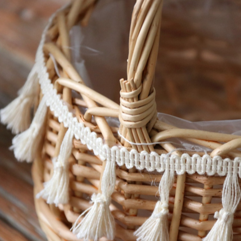 Ręcznie robiony kosz do przechowywania