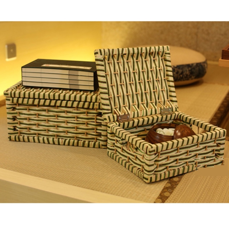 Kosz pościelowy z pokrywą