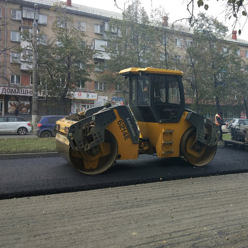 Tandemowy hydrostatyczny walec wibracyjny Clg6214e 14 Ton Double Drum