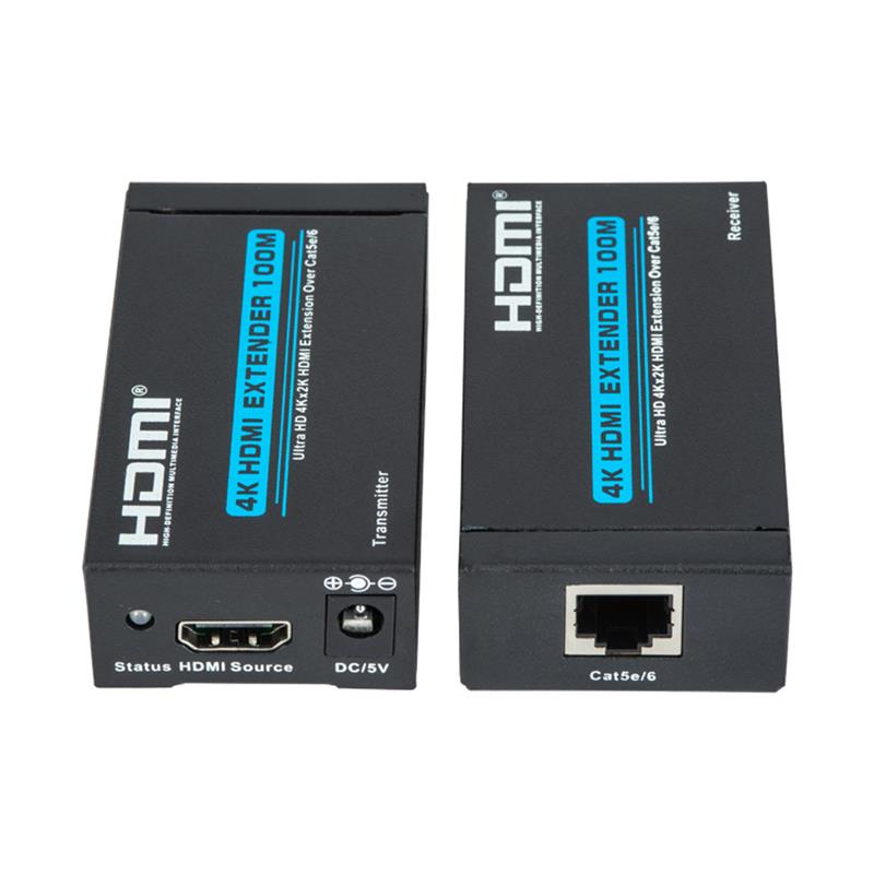 V1.4 4K HDMI Extender 100m nad pojedynczym cat5e/6 kablowym wsparciem Ultra HD 4Kx2K/30Hz