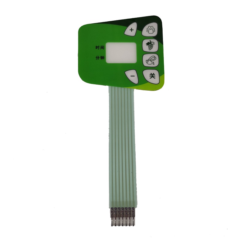 Factory PET Indywidualne cyfrowe elastyczne drukowanie Membrane Keypad Switch z podkładkami