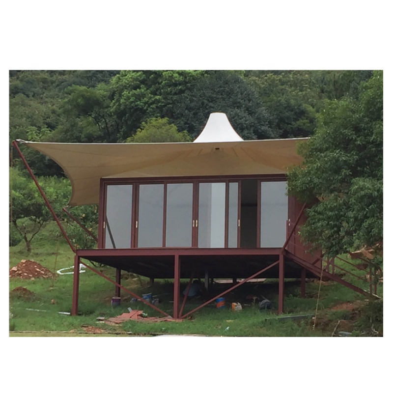 Domy prefabrykowane Glamping Namioty Luksusowy namiot Hotel Resort w Australii z sypialnią i łazienką