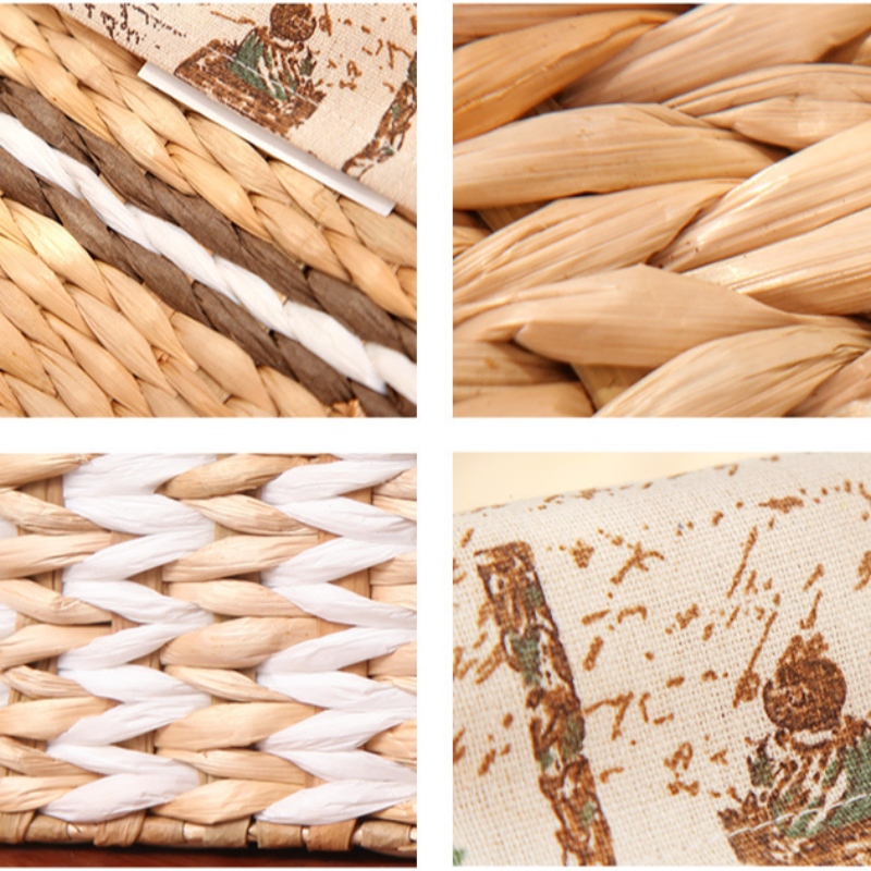 Tkany zestaw słomy z wkładką