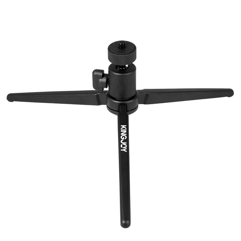 KINGJOY Mini Aluminium Tabletop Aparat Fotograficzny M5 z 360 Stopniowo obrotową główką kuli