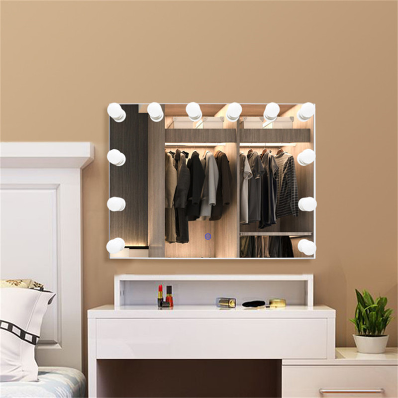 Barber Station Miroir Smart Touch LED Light Makijaż Mirror