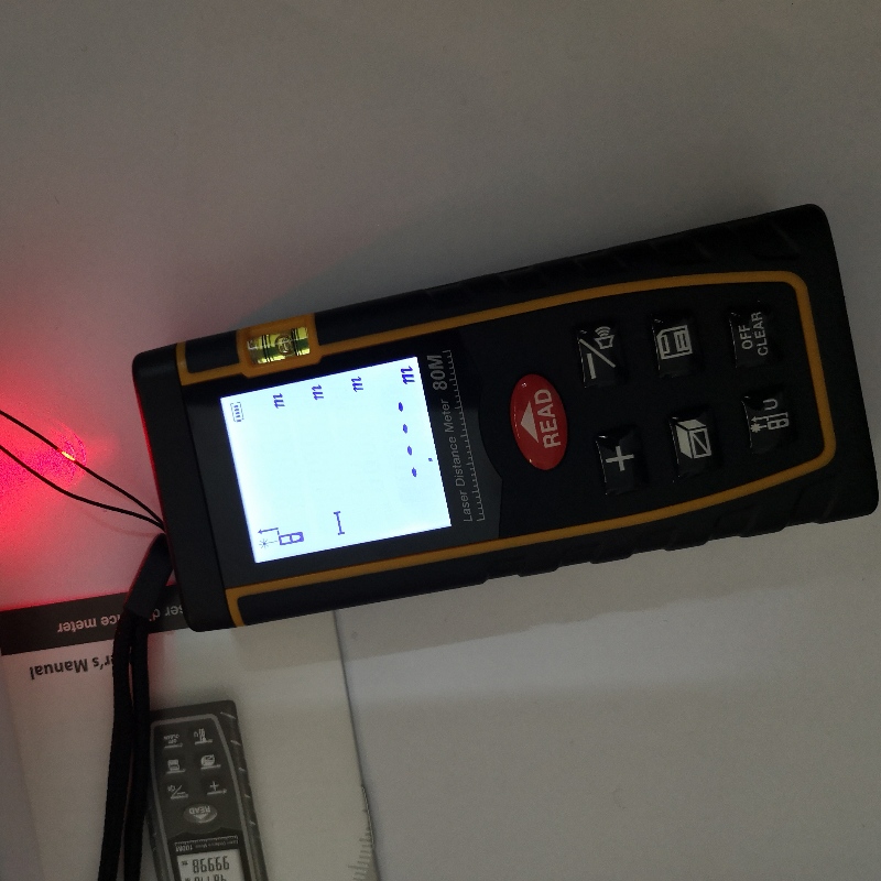 Cyfrowy laserowy tester odległości 40 metrów 60M 80M i 100 metrów