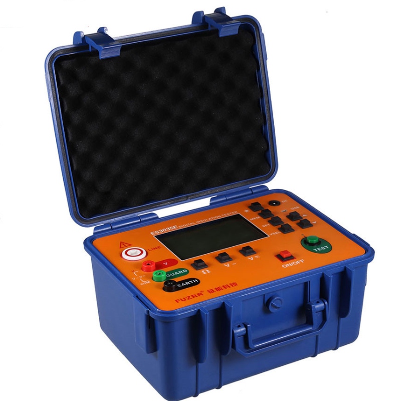 Wysokonapięciowy cyfrowy tester izolacji 10KV do 1000G Ohm z multimetrem z USB
