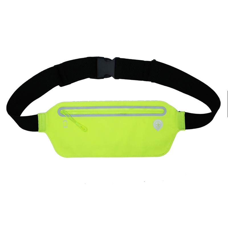 Unisex Sport Waist Bag Pack z słuchawką Jack i Zipper